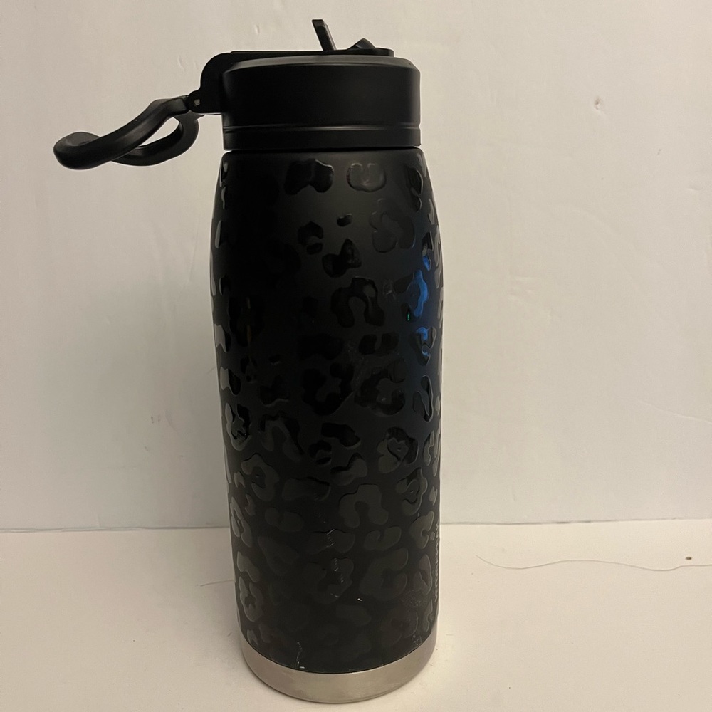 HydraPeak Classics Black Leopard Artisan Wide Mouth Stainless Steel Insulated